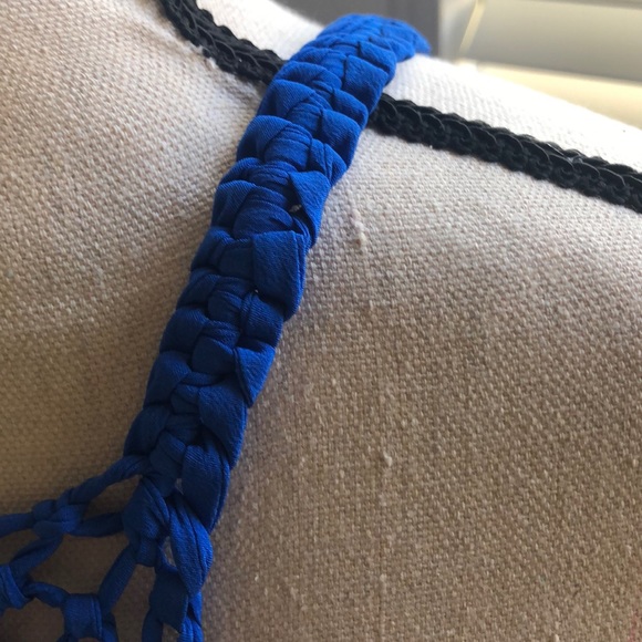 Rebecca Taylor Macrame Cami 100% silk dress. - Picture 6 of 8